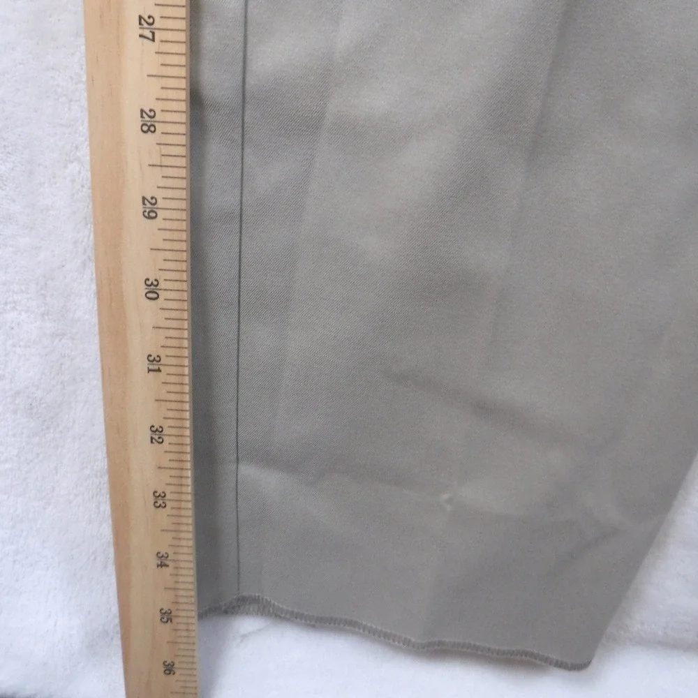Nike Dri-FIT Mens‎ Golf Pants Khaki Tan Flat Front Stretch Trousers Size 36 x 35